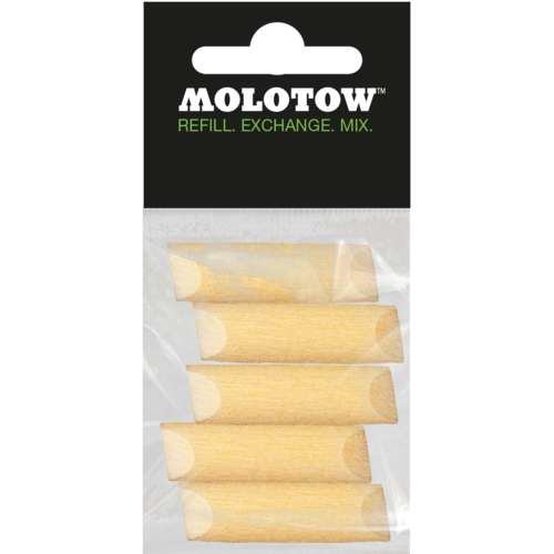 MOLOTOW™ | 4-8 mm High-Flow Chisel Marker Tips — pack of 5 