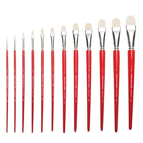 lineo | Series 313 Oil & Acrylic Filbert Brushes — Chungking bristles 