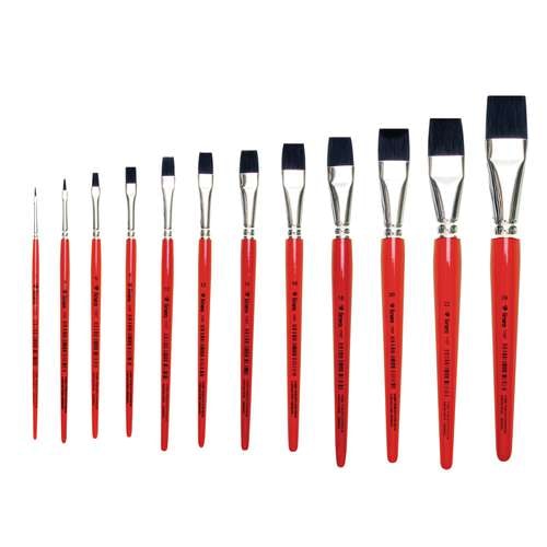 lineo | HOBBY ROBUSTO 1157 Flat hobby brushes — synthetic hair 