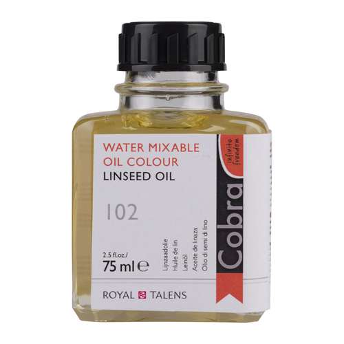 ROYAL TALENS | Cobra Linseed Oil 102 — 75 ml bottle 