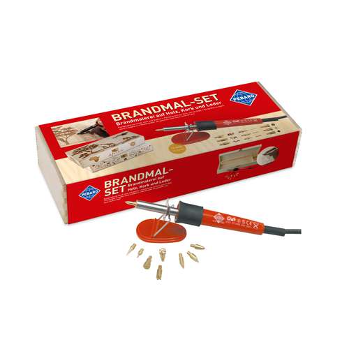 Pebaro | Pyrography Set — 13 piece set in wooden box 