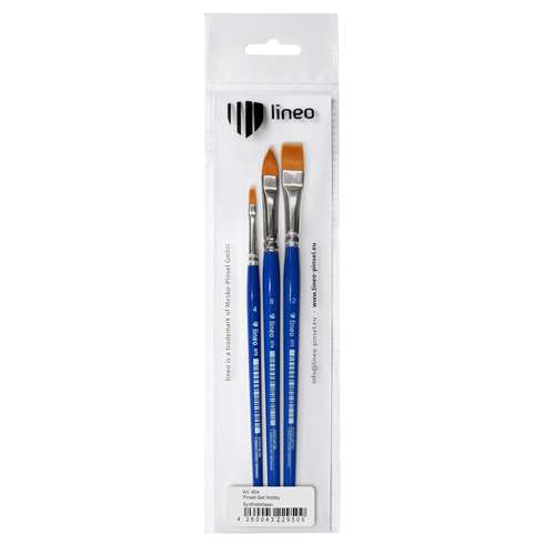 lineo | Hobby brushes series 573 + 574 — set of 3 