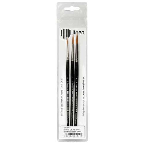 lineo | Series 192 Toray Hair Synthetic Brush Set — 3 brushes 