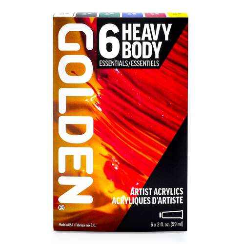 GOLDEN® | Heavy Body Essentials Set — 6 x 59 ml tubes 