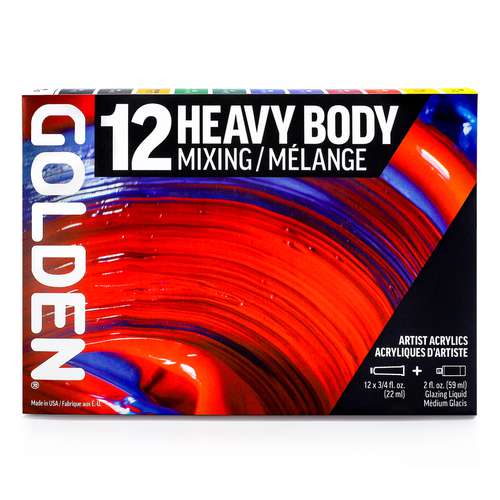 GOLDEN® | Heavy Body Mixing set — 12 x 22 ml tubes 