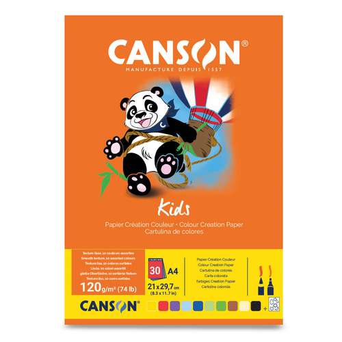 CANSON® | Kids Creative Pads — coloured drawing paper 