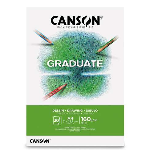 CANSON® | GRADUATE DRAWING pad — white paper 