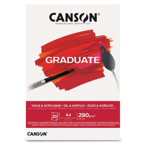 CANSON® | GRADUATE OIL & ACRYLIC pads —290 gsm 