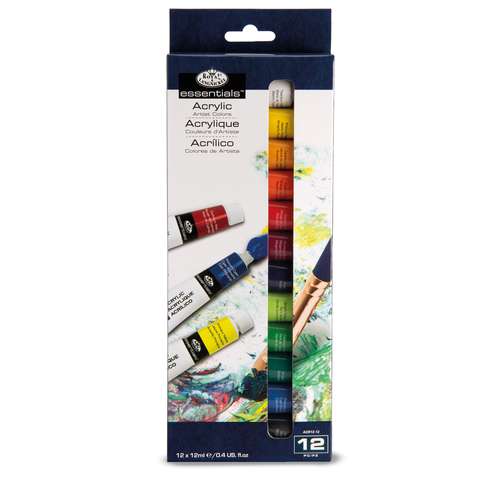 Royal & Langnickel® | essentials™ Acrylic Set — 12 x 12 ml tubes 