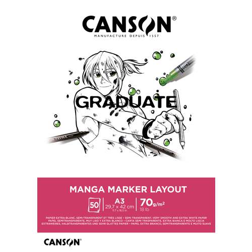 CANSON® | Graduate Manga Marker Layout Pads — 50 sheets 
