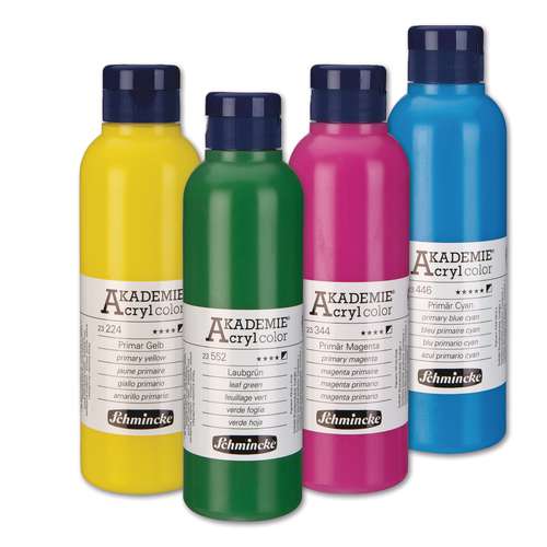 Schmincke | AKADEMIE® Acryl Color Acrylic Colours — 12 x 1 litre bottles 