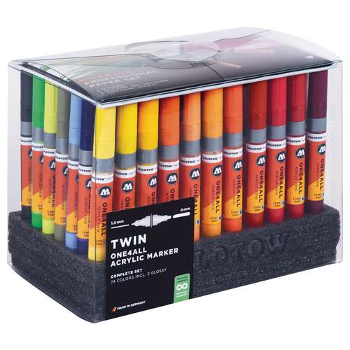 MOLOTOW™ | ONE4ALL Acrylic Twin Marker Complete Set — 2024 edition 