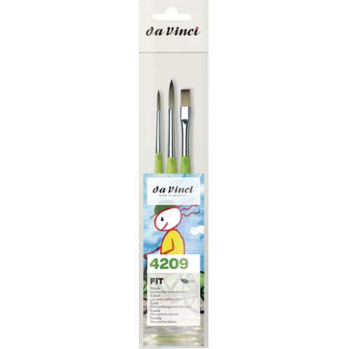da Vinci | FIT SYNTHETICS  — Series 4209 ○ synthetic hair ○ set of 3 