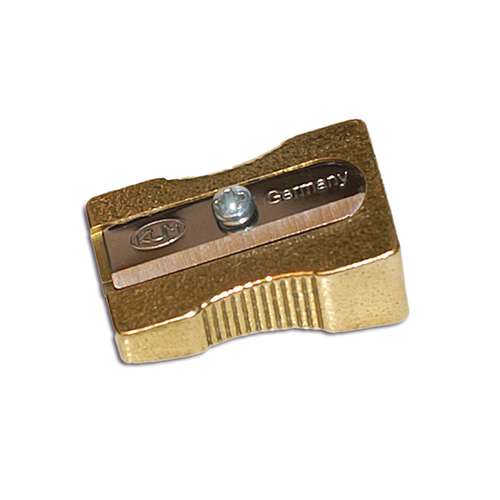 KUM® | Brass Single-hole Sharpener — wedge-shaped 