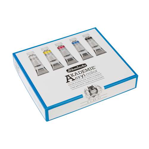 Schmincke AKADEMIE Acrylfarbe Königsblau – Kräftige Künstlerfarbe In Der 120 Ml Tube