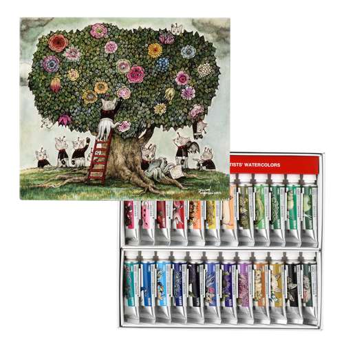 HOLBEIN | HWC ARTISTS' WATERCOLOUR™ — Yuko Higuchi Collection ○ 24 x 5 ml tubes 