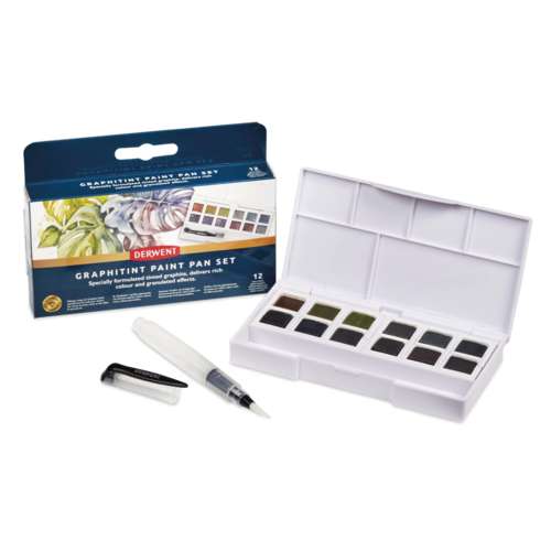 DERWENT | GRAPHITINT Paint Pan set — 12 pans 