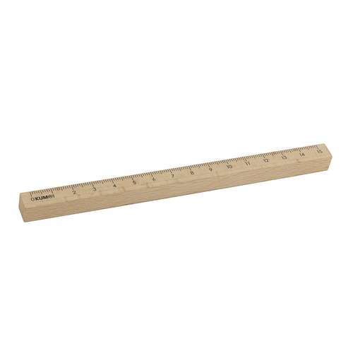 KUM® | Wooden Block Ruler — 15 cm 