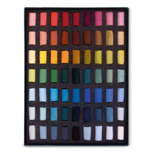 UNISON COLOUR | Handmade Half Stick Soft Pastels — 63 half pastels 