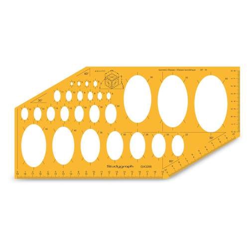 Graph'it | Studygraph Trace Ellipses — 35° Isometric 