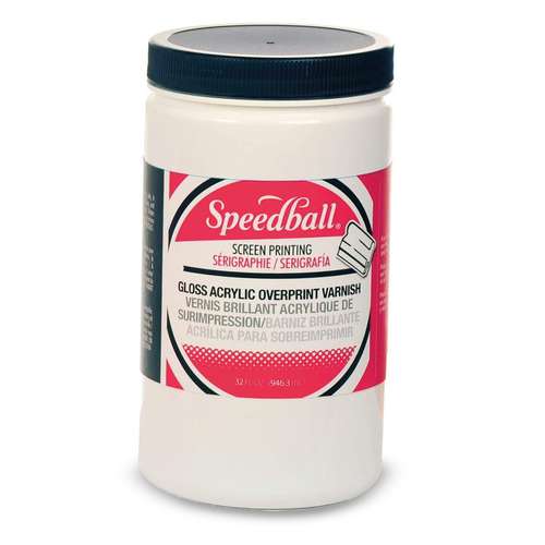 Speedball® | Screenprinting GLOSS ACRYLIC OVERPRINT VARNISH — 946 ml 
