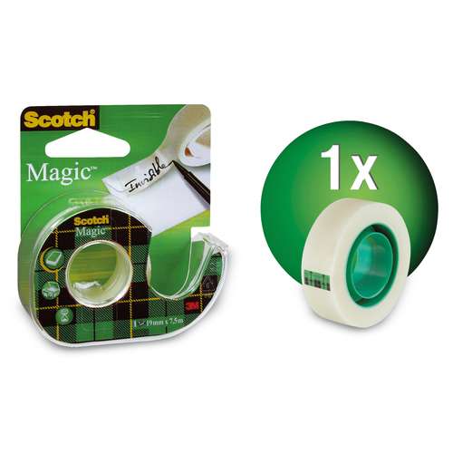 3M | Scotch™ Magic Tape Roll & Dispenser —  + 1 free roll 