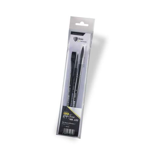 lineo | BLACK EDITION Martin Thomas Watercolour brush set — series 632 