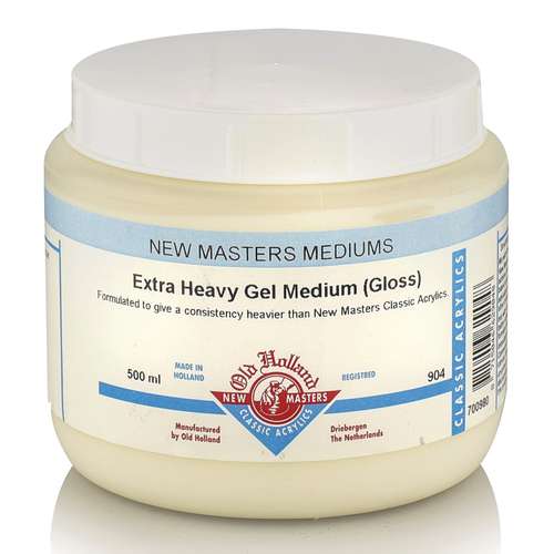 Old Holland | NEW MASTERS MEDIUMS Extra Heavy Gel Medium — gloss 