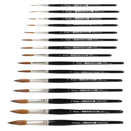 lineo | Watercolour Schlepper brushes — series 197 