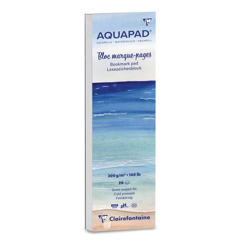 Clairefontaine | AQUAPAD® Watercolour Bookmark pad — 100% cellulose 