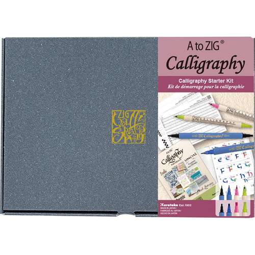 Kuretake | A to ZIG® Calligraphy Starter Kit — 6 items + handbook 