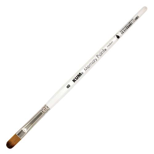 Product image 2 of the product “KUM® | Memory Point® Cat's Tongue brushes — synthetic”