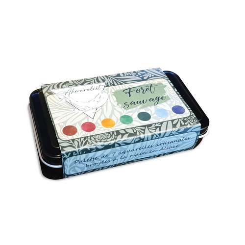 Akwarelist | Wild Wood Watercolour set — 7 half pans 