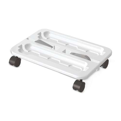 deflecto® | Wheel Base Stack 'N Go — for the Caddy Organisers 