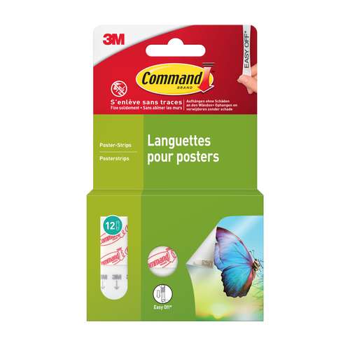 3M | Command™ Poster Strips — pack of 12 