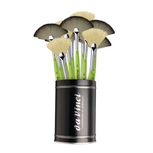 da Vinci | FIT SYNTHETICS Fan Brush set ○ 20 brushes — synthetic hair 