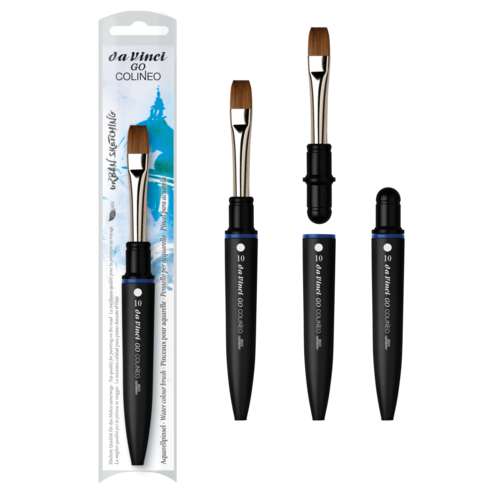 da Vinci | GO COLINEO 8822 flat travel brush — synthetic hair 