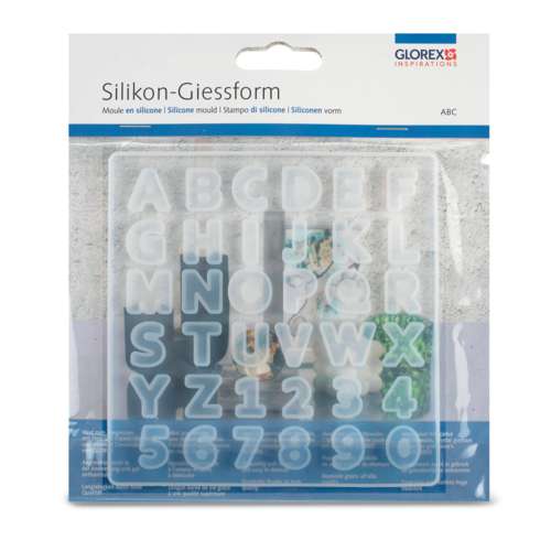 GLOREX | Silicone Mould ABC — 36 individual moulds 
