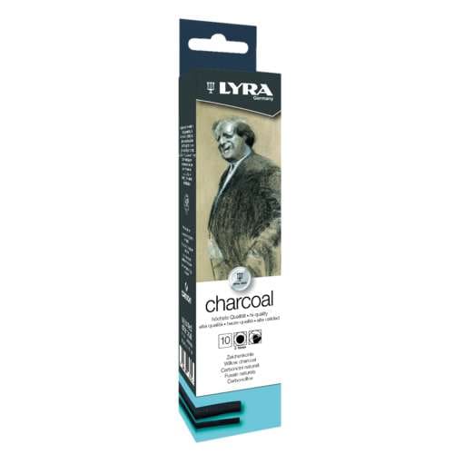 LYRA | Rembrandt Willow Charcoal pack — 10 sticks 