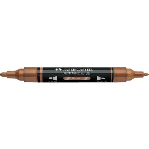 FABER-CASTELL | MULTIMARK MIRROR marker ○ double-ended — 552 Copper 