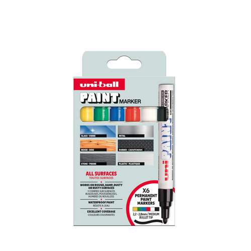 UNI-BALL® | Paint Marker set — 6 markers 