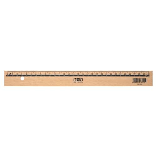 Möbius + Ruppert | Wooden Ruler — 30 cm 
