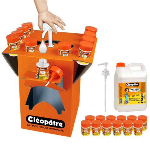 Cléopâtre | The Glue House Glue Kit — 5 kg + 12 x 50 g pots + pump 