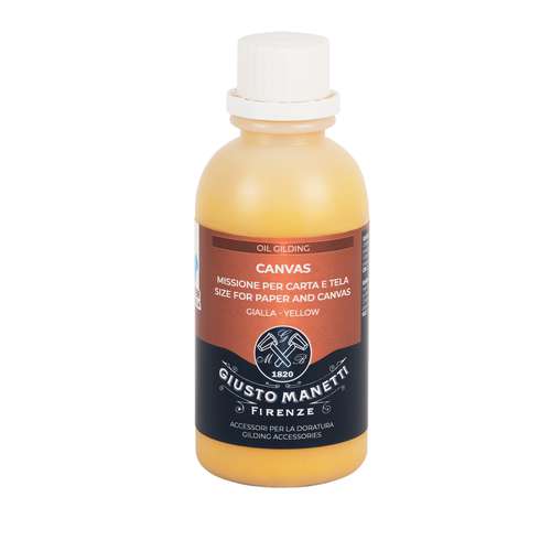 GIUSTO MANETTI | Yellow Paper and Canvas Size — 125 ml bottle 